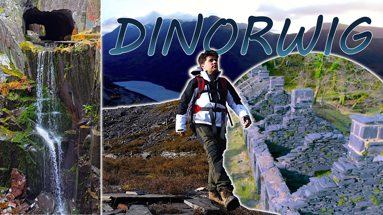 Exploring the Ruins of Dinorwig Slate Quarry - Winter Hike