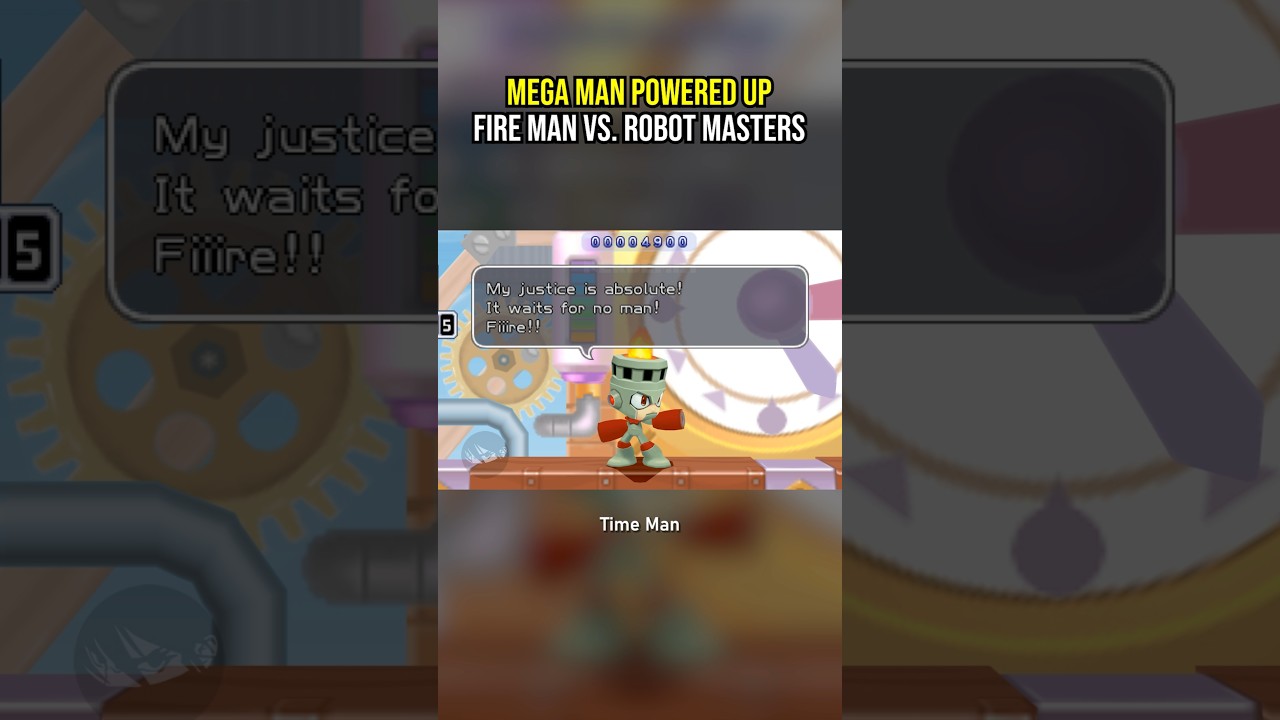 Fire Man vs. Robot Masters: Mega Man Powered Up