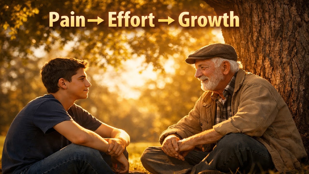 Pain → Effort → Growth: The Life-Changing Lesson from Grandpa