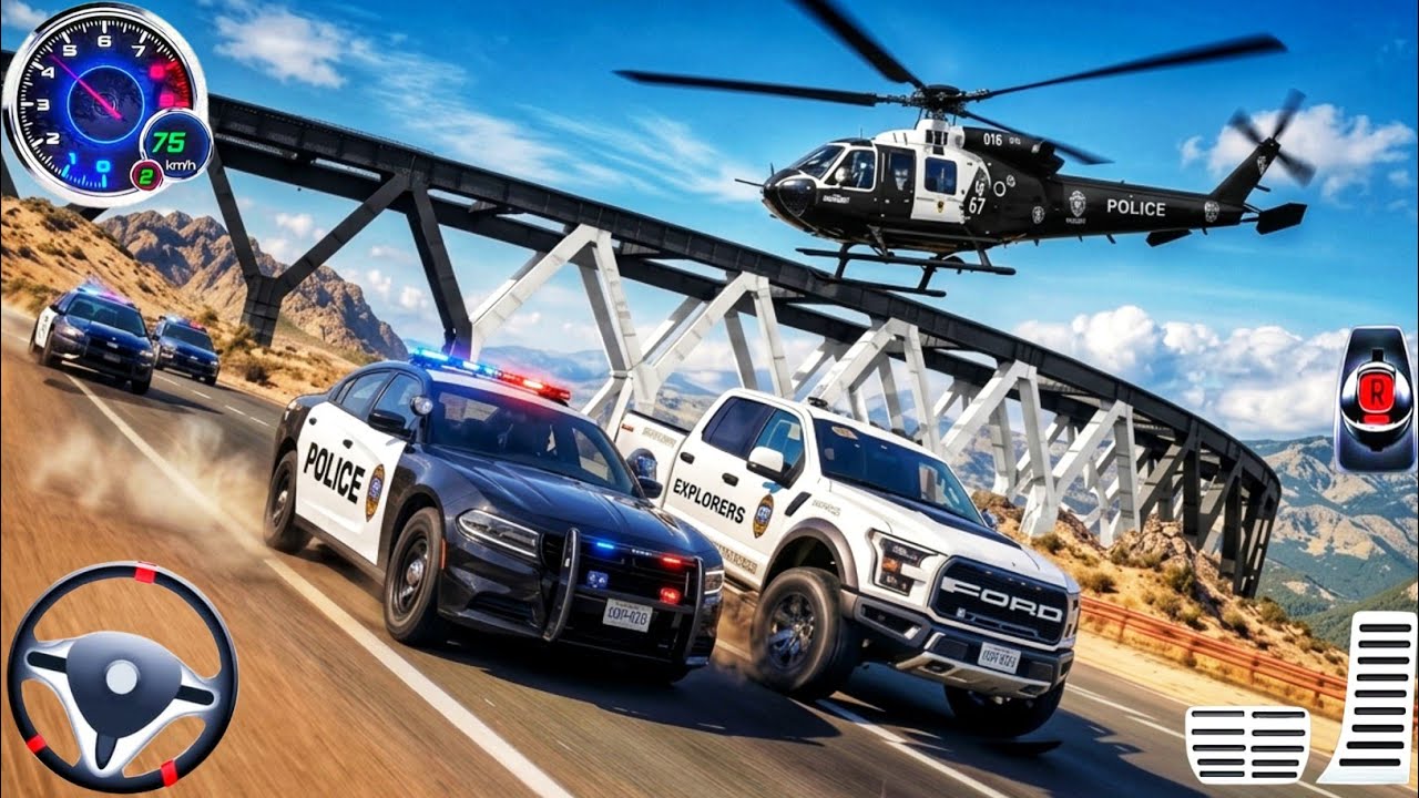 Real Police Simulator 2026: Realistic Police Car Driving & Chases - Car Games Best Android Gameplay