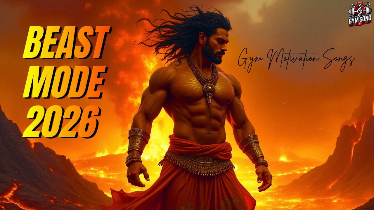 Beast Mode 2026 ⚡ Hindi Workout Power Mix | Train Harder, Lift Heavier 💪 Gym Workout Songs