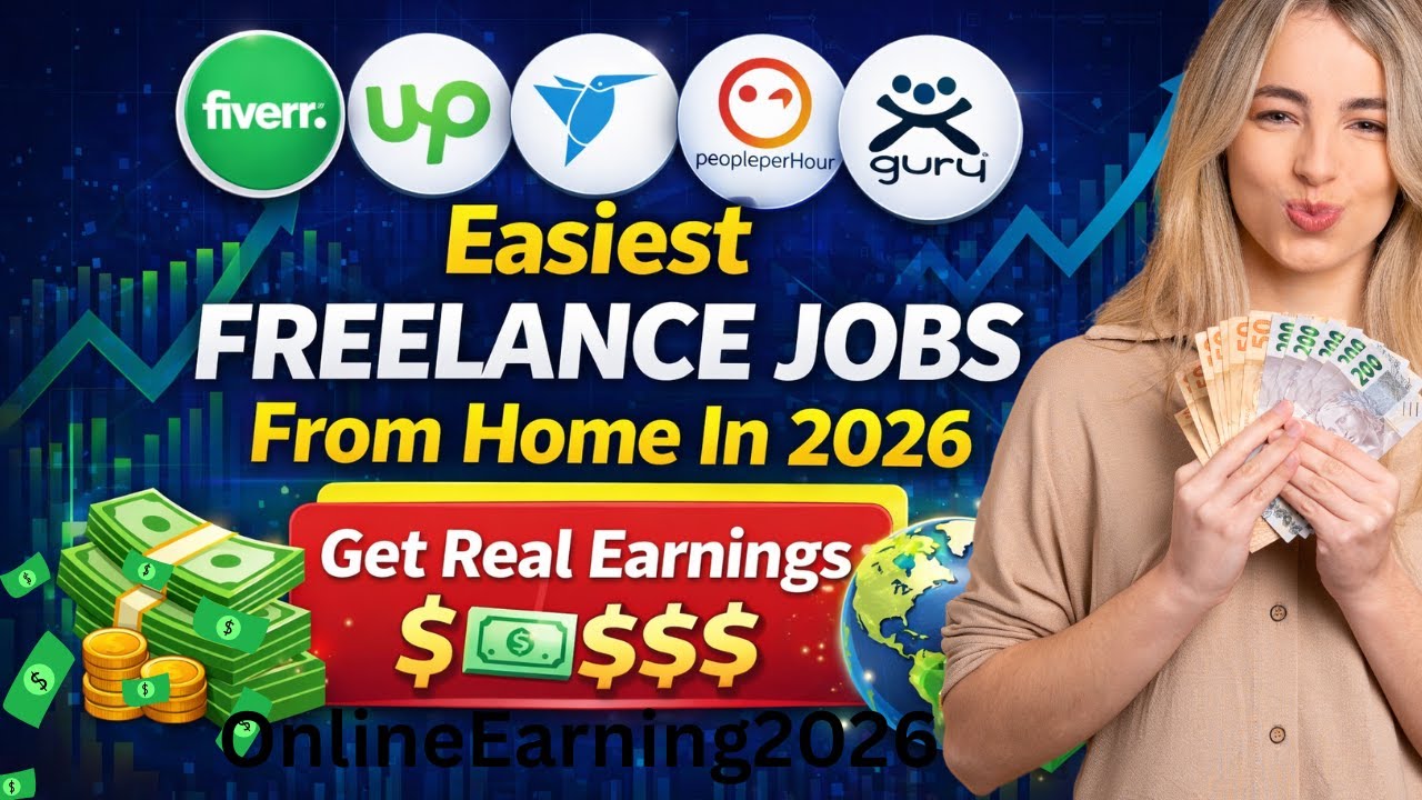 Latest Freelance Jobs From Home 2026 | Online Earning Without Investment (Step by Step Guide)