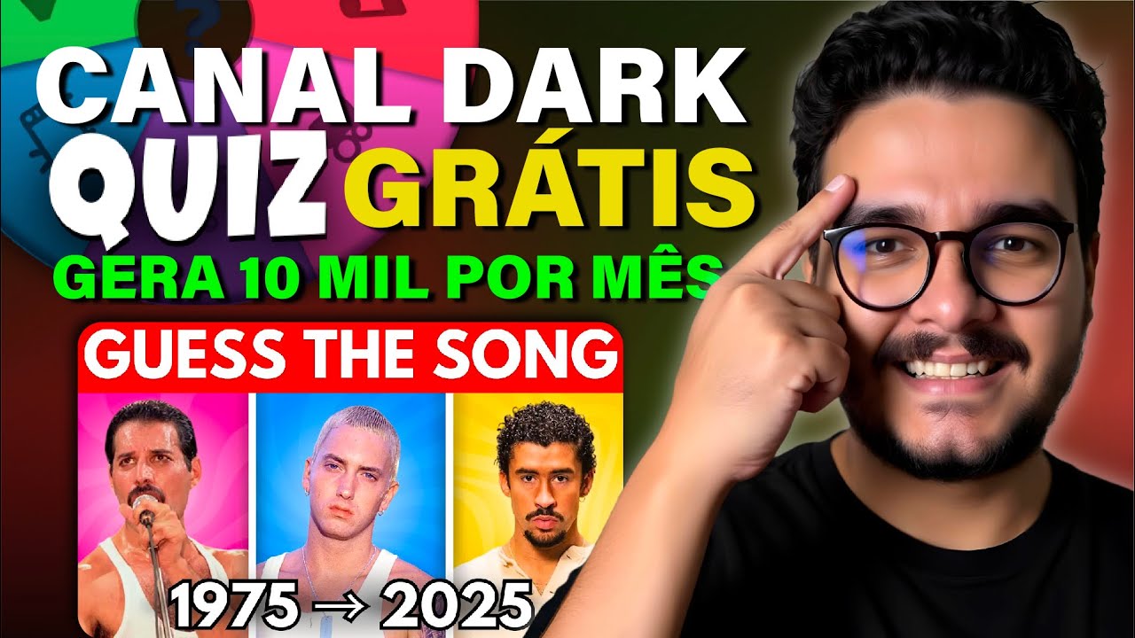 Como criar um Canal Dark QUIZ que monetiza rápido no youtube – PASSO A PASSO CANAL DARK