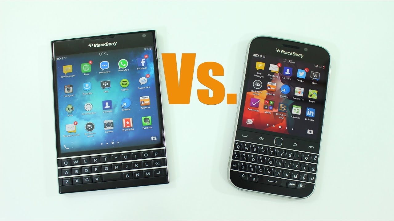BlackBerry Passport vs. BlackBerry Classic - What's the difference?
