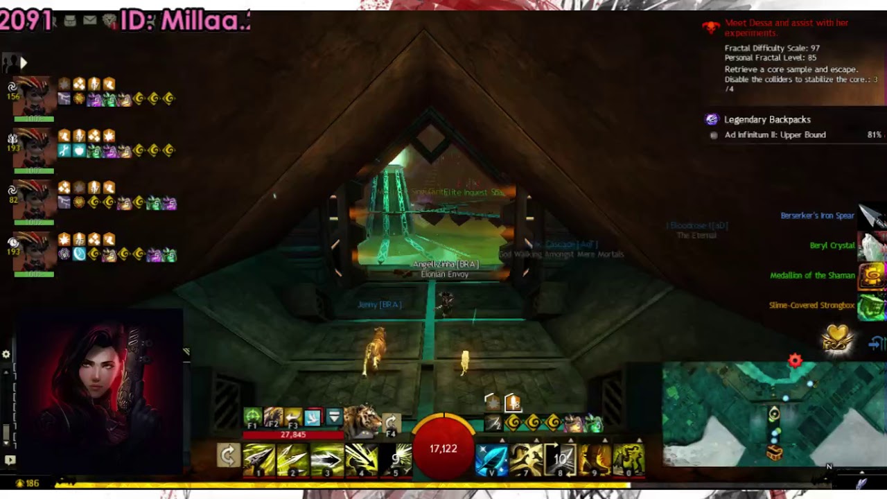[PT-BR] ANGELLZINHA  Jogando Gw2 Fractal  *-* Song request On