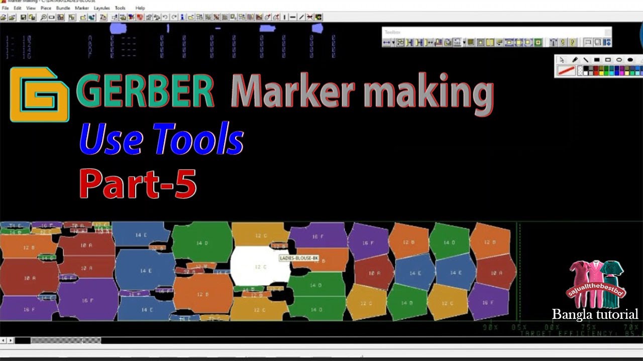 Gerber software marker Making tools part 5. Gerber CAD software, Bangla Tutorial For Begginer