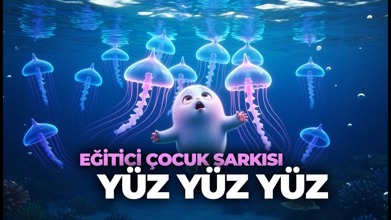 Eğitici Çocuk Şarkıları🐠 | Yüz Yüz Yüz |  3-5 Yaş Eğitici Çocuk Videosu