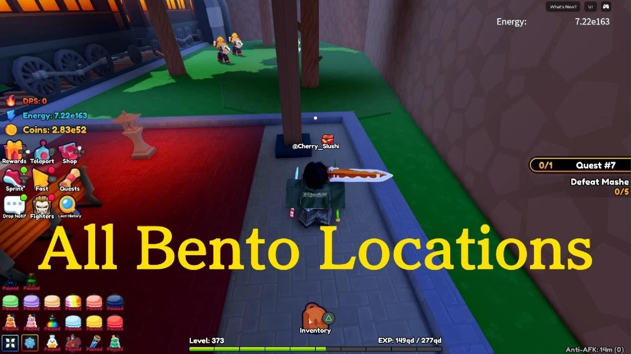 Anime Eternal - Every Bento Box Location