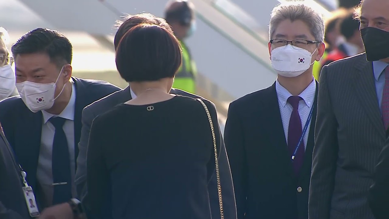 #G20RomeSummit - L&rsquo;arrivo del Presidente della Corea del Sud Moon Jae-in (28.10.21)