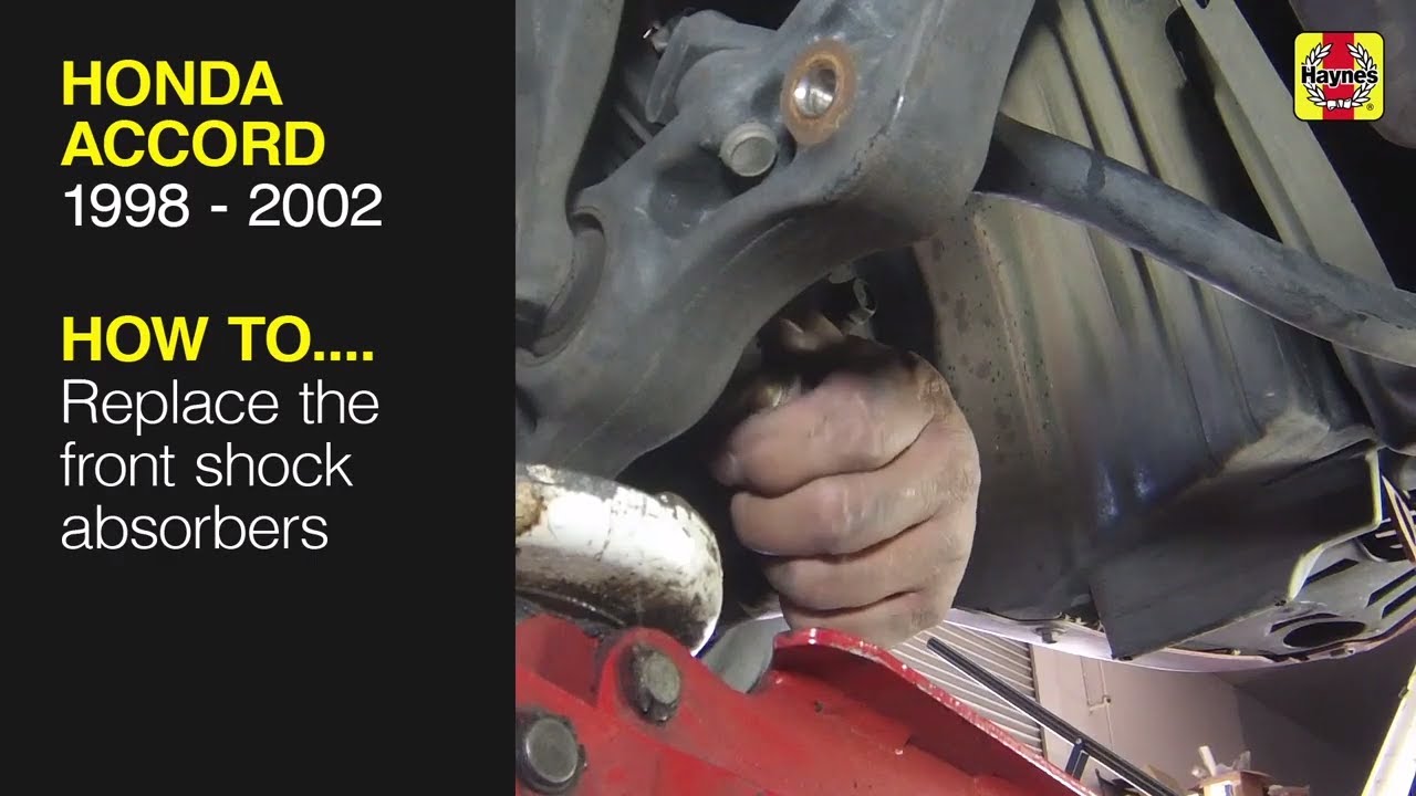 How to Replace the front shock absorbers on the Honda Accord 98 to 02