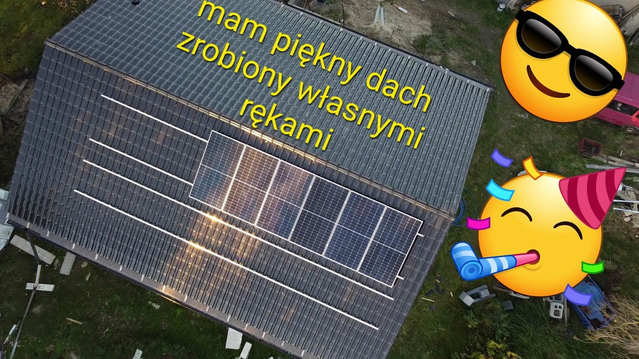 Projektomania dach gotowy panele PV działają
