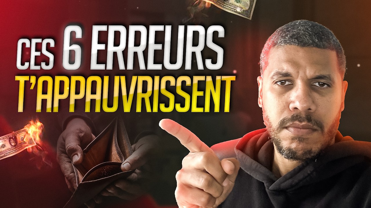 Tu fais ces erreurs tous les mois (et elles te gardent pauvre)