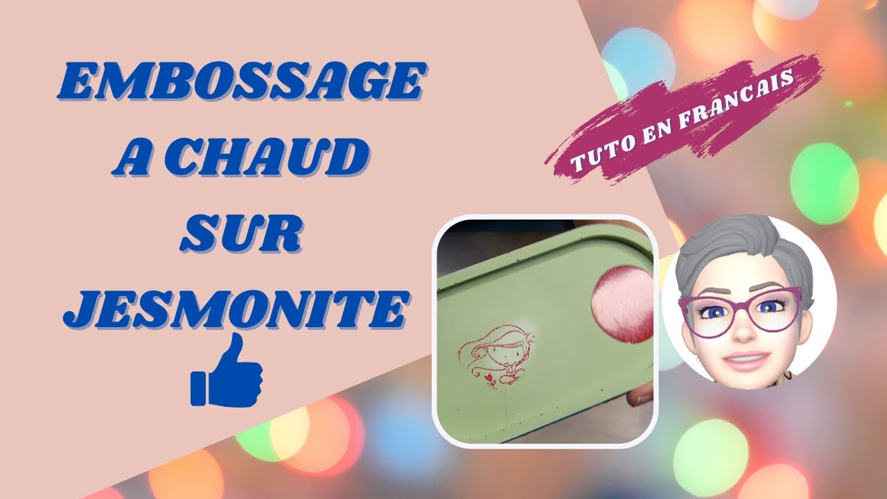 Embossage sur jesmonite : est-ce que ça marche ? #313