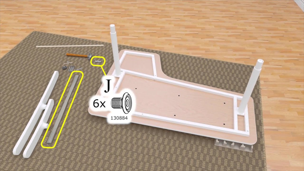 EZ-3D IKEA Bekant Desk Digital Instructions