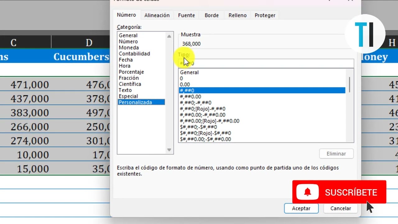 Personalizar formato de numero y agregar texto en Excel