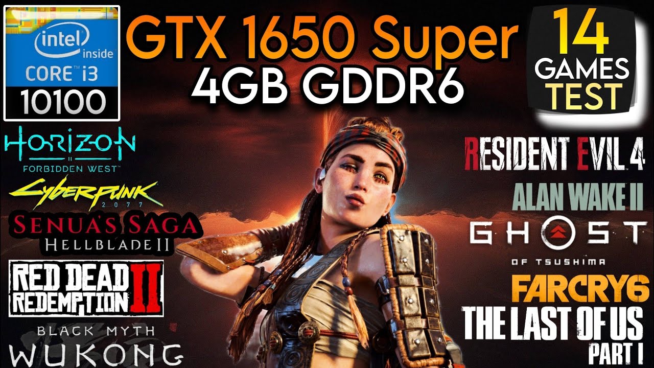 GTX 1650 Super + I3 10100 & 32GB Ram - Test In 14 Games !