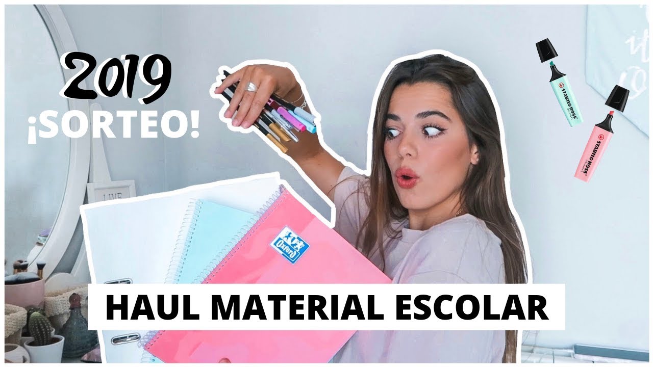 HAUL MATERIAL ESCOLAR 2019 + SORTEO 🎒✏️ | Museecoco
