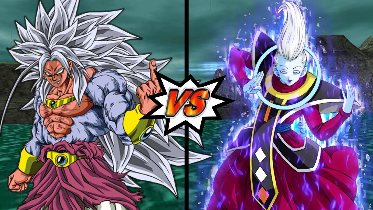 DBZ Budokai Tenkaichi 3 SSJ5 Broly VS Whis