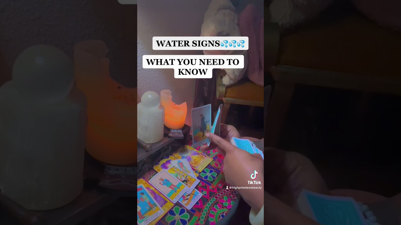 WATER SIGNS 💦💦💦 #watersigns  #cancer #pisces  #scorpio  #viral #zodiac #tarot #tarotreading