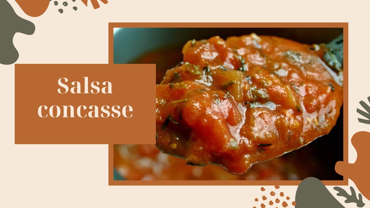 Salsa concasse fácil y rapida/cocina fácil #salsas