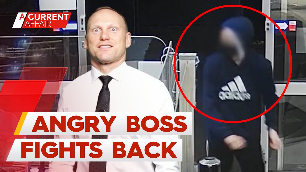 Furious supermarket manager rips on alleged shoplifters | A Current Affair