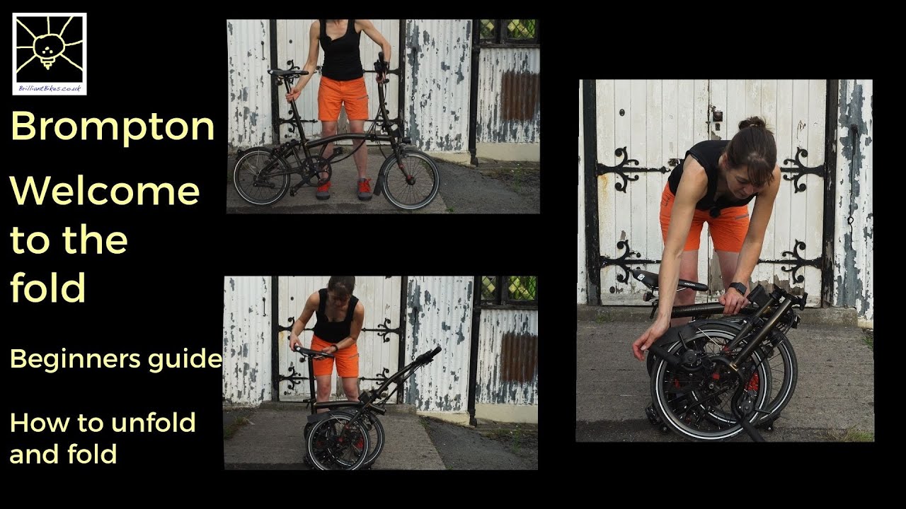 Как раскладывать и складывать велосипед Brompton — руководство для начинающих
