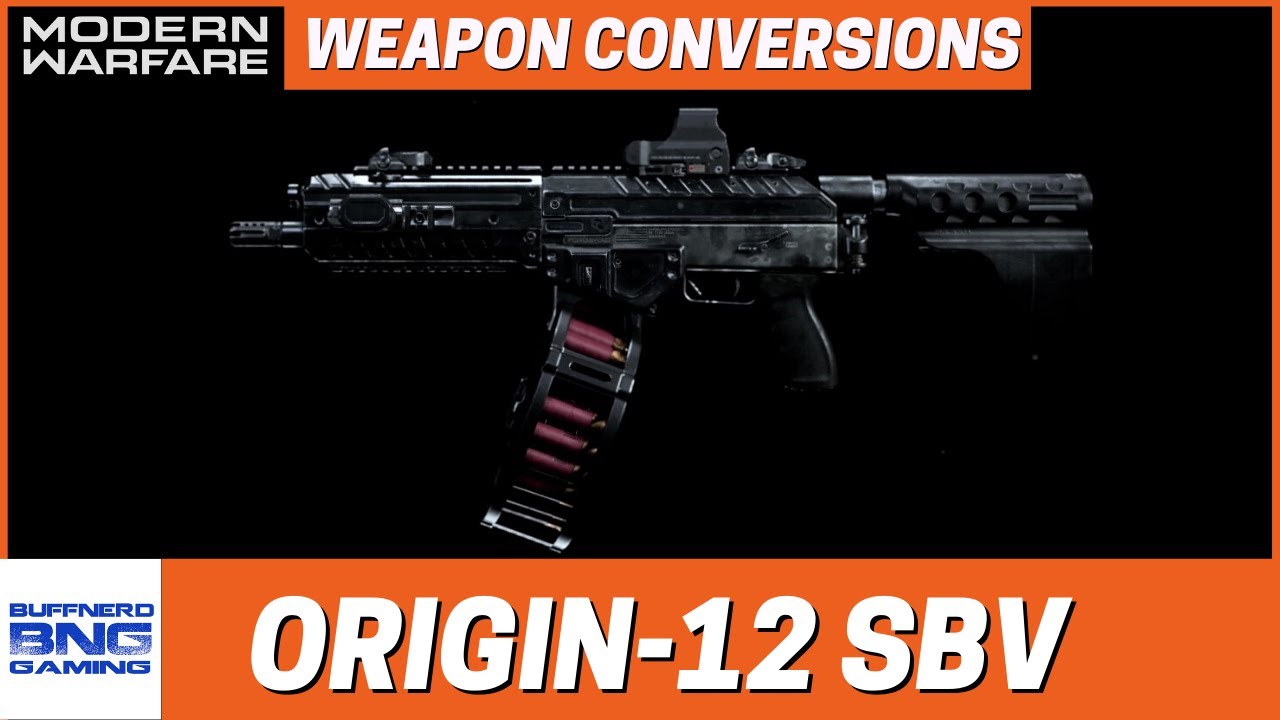 Fostech Origin-12 SBV Weapon Conversions - Call Of Duty Modern Warfare