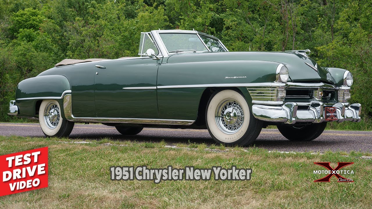 1951 Chrysler New Yorker Convertible -- For Sale @ MotoeXotica