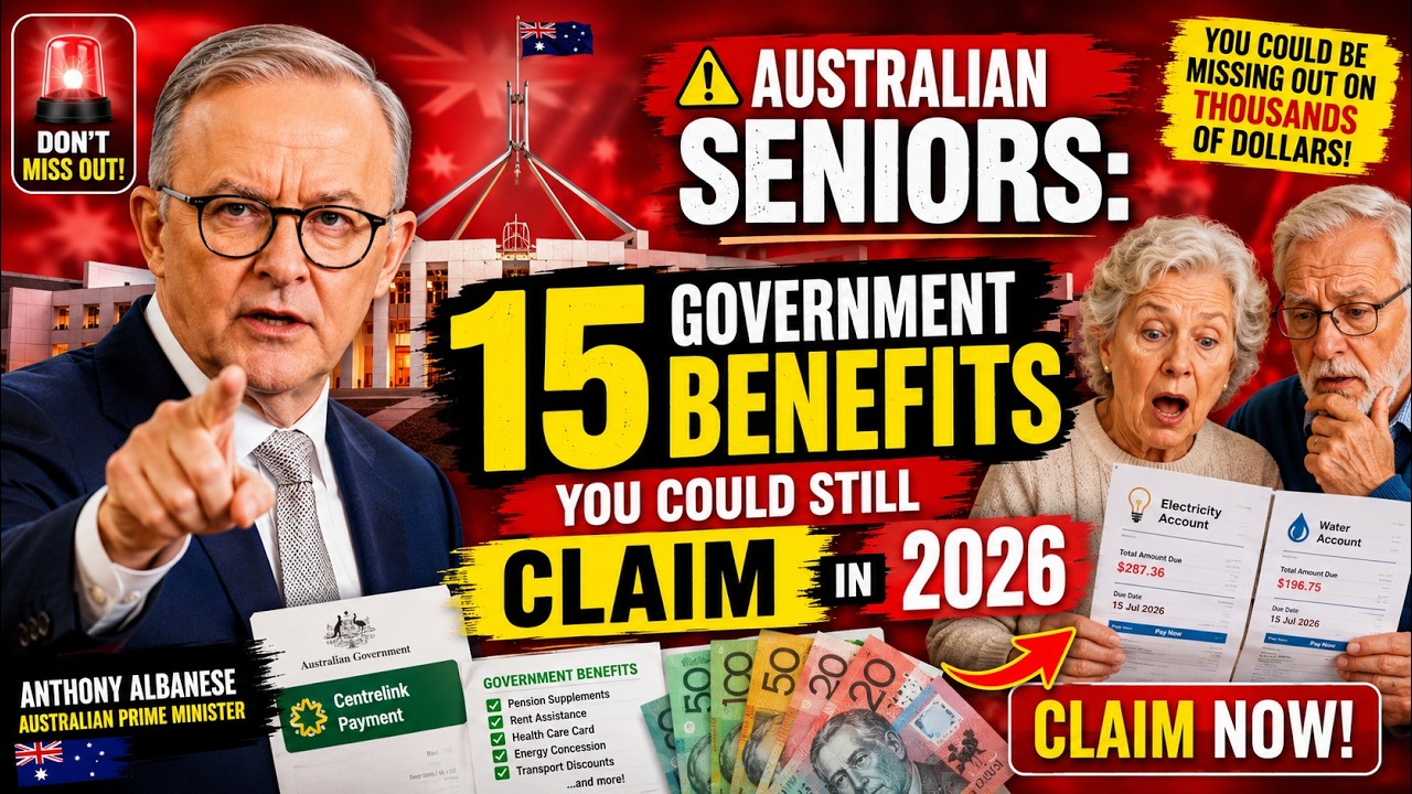 🚨 Australian Seniors: 15 Government Benefits You Could Still Claim in 2026