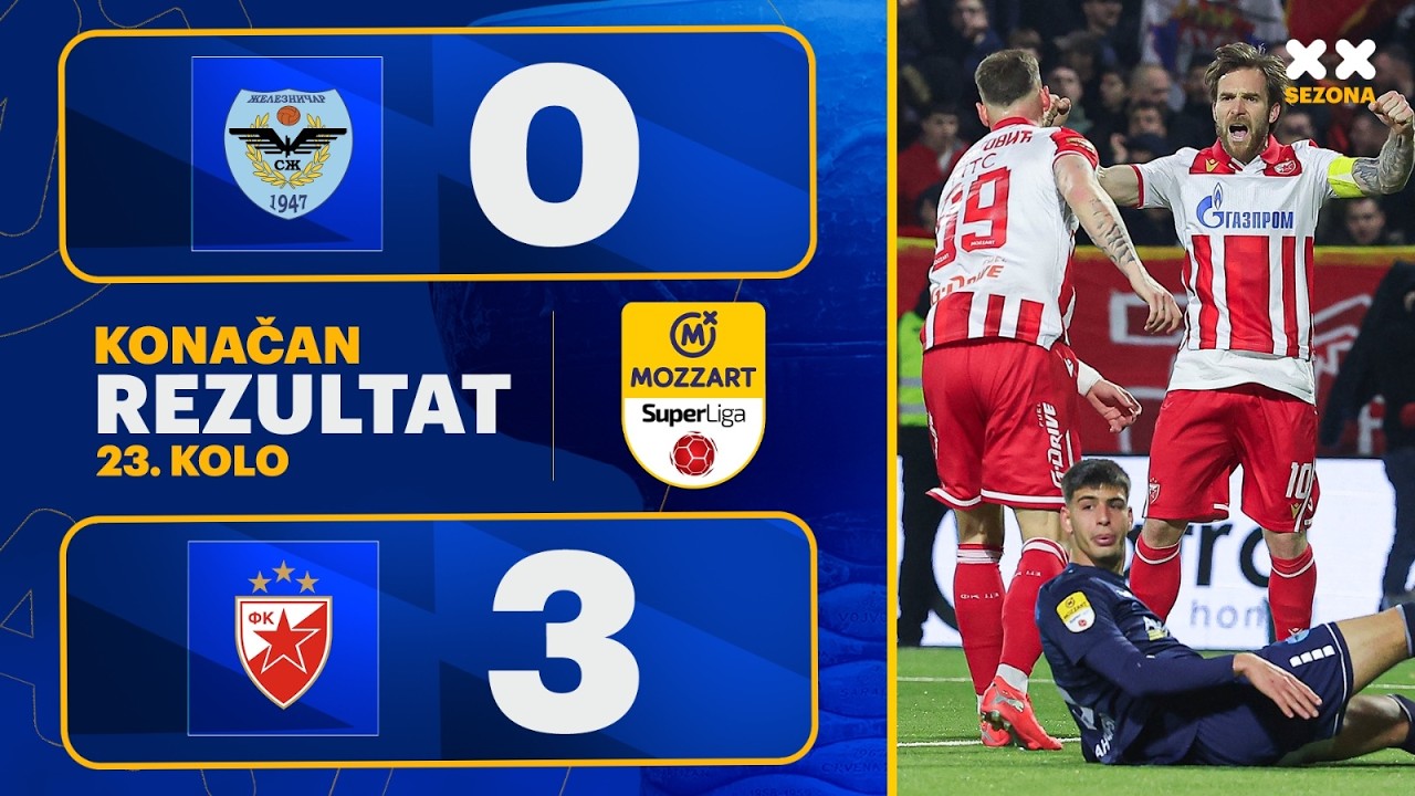 MBSLS 2025/26 - 23.Kolo: ŽELEZNIČAR – CRVENA ZVEZDA 0:3 (0:1)
