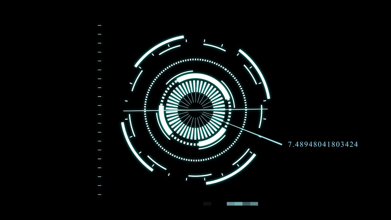 HUD element overlay Sci Fi interface display animation FREE download + After Effects template