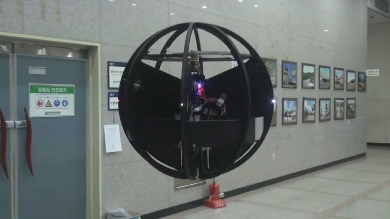 Spherical Flight Vehicle (Flying ball, Sphere drone, Single rotor, VTOL...)