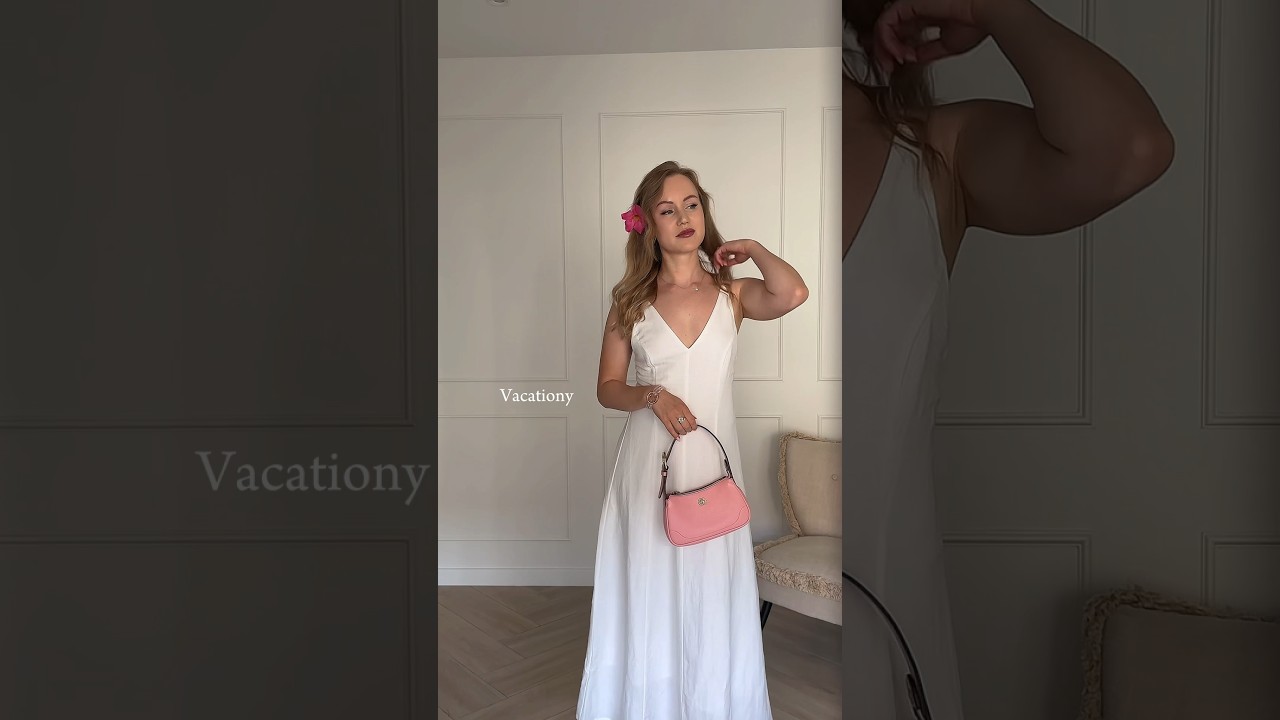 Sign you need a plain white midi dress in your summer wardrobe. 😉