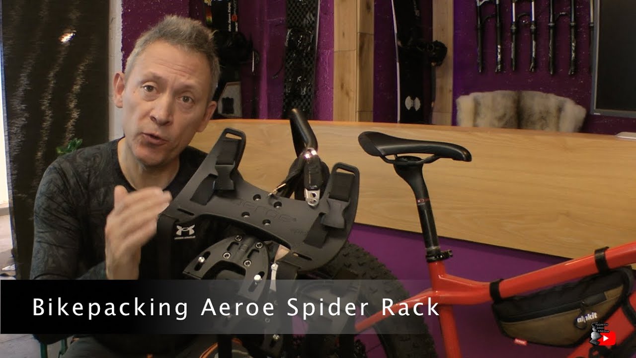 Bikepacking Bikepack rafting Aeroe Spider Rack solution - Almost!