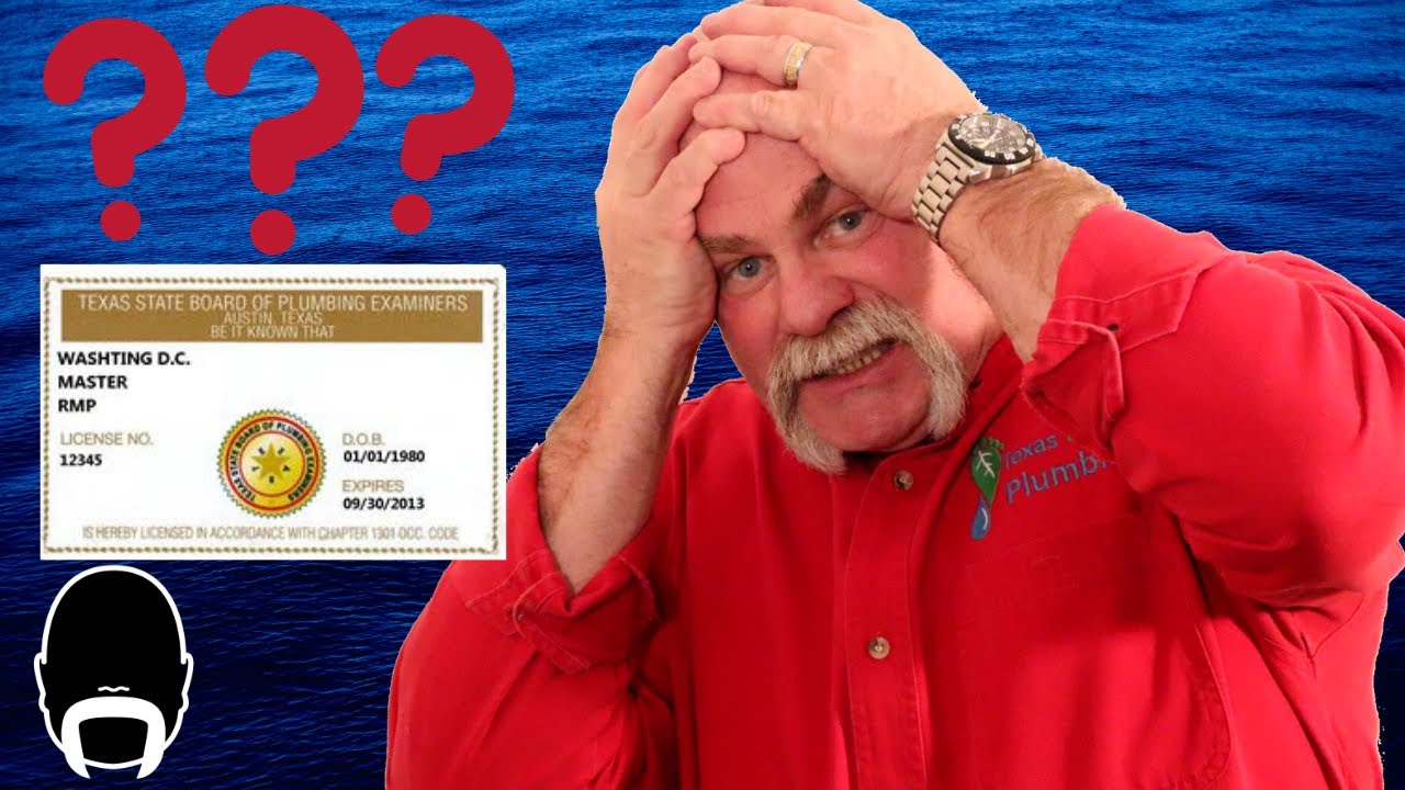 What Is Happening To The Texas Plumbing License?