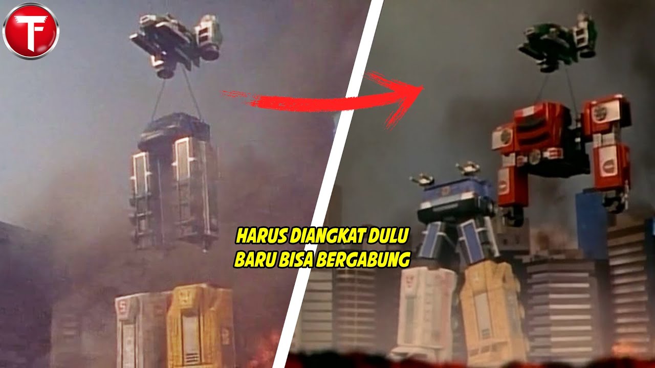 7 Gattai (Transformasi) Robot Super Sentai yang Paling Realistis