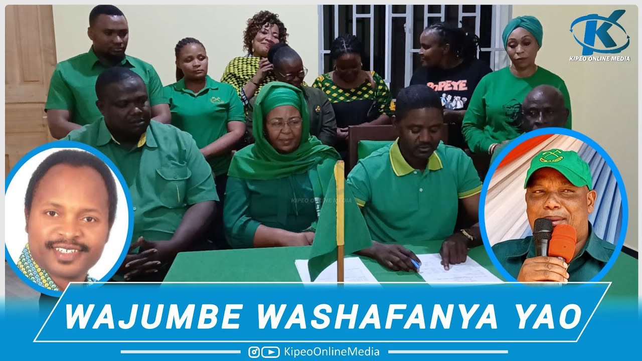 HAWA HAPA WALIOPITISHWA KUGOMBEA UBUNGE JIMBO LA SAME MASHARIKI NA MAGHARIBI. 