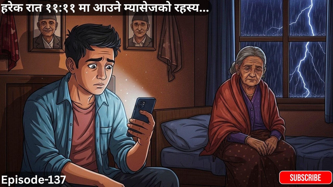 हरेक रात ११:११ मा आउने म्यासेजको रहस्य...Episode-137  #aamachora #buwaama #folkstories #folktales