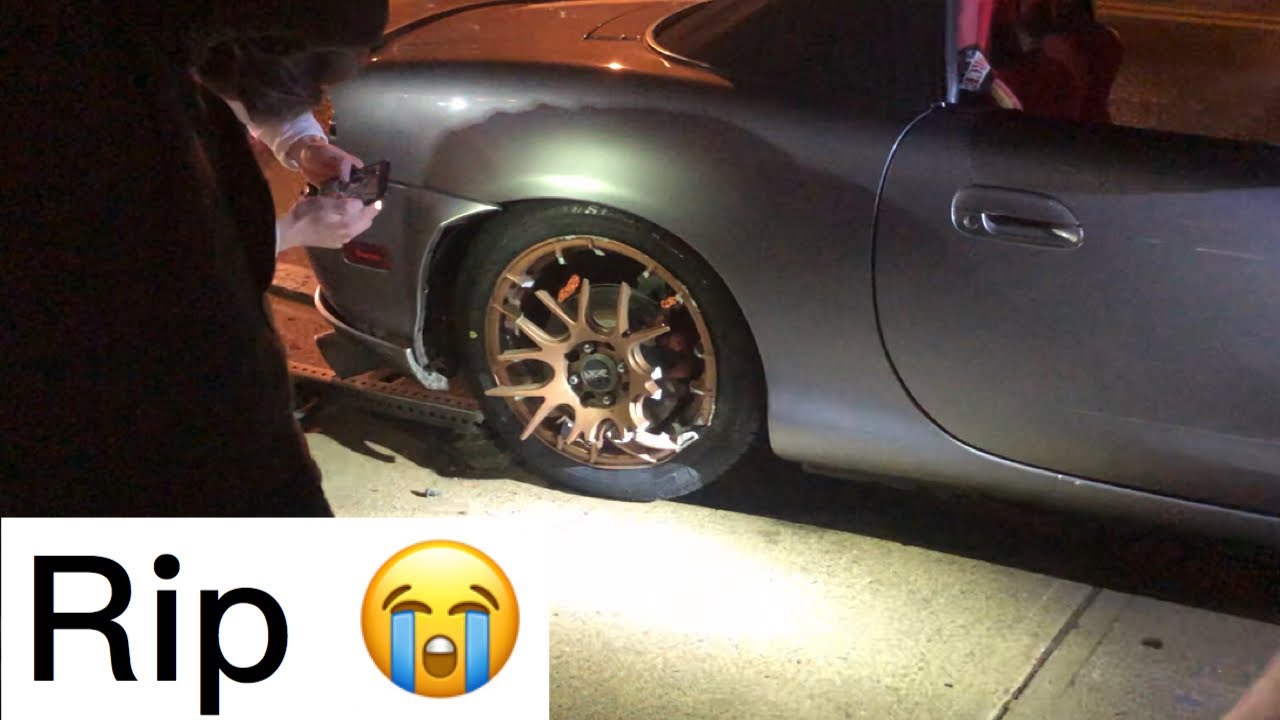 CAR MEET *someone Recks car*  La 12 pulls up