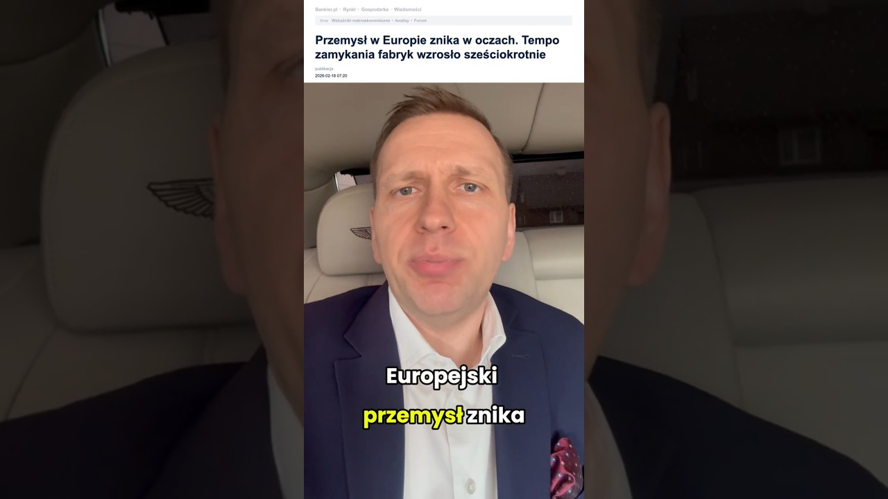 Fabryki uciekają z Europy 😳 #shorts
