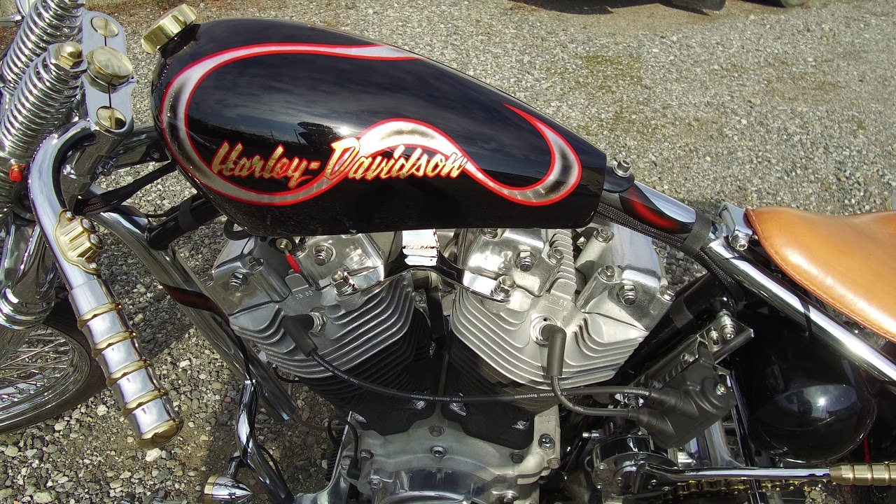 ★ハーレーダビッドソン：74年ショベル：グースネック★オーダーメイド福島県Ｓ様