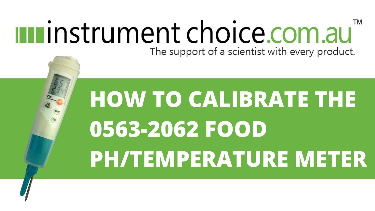 How to Calibrate the 0563-2062 Food pH/temperature Meter for Semi-solid Substances