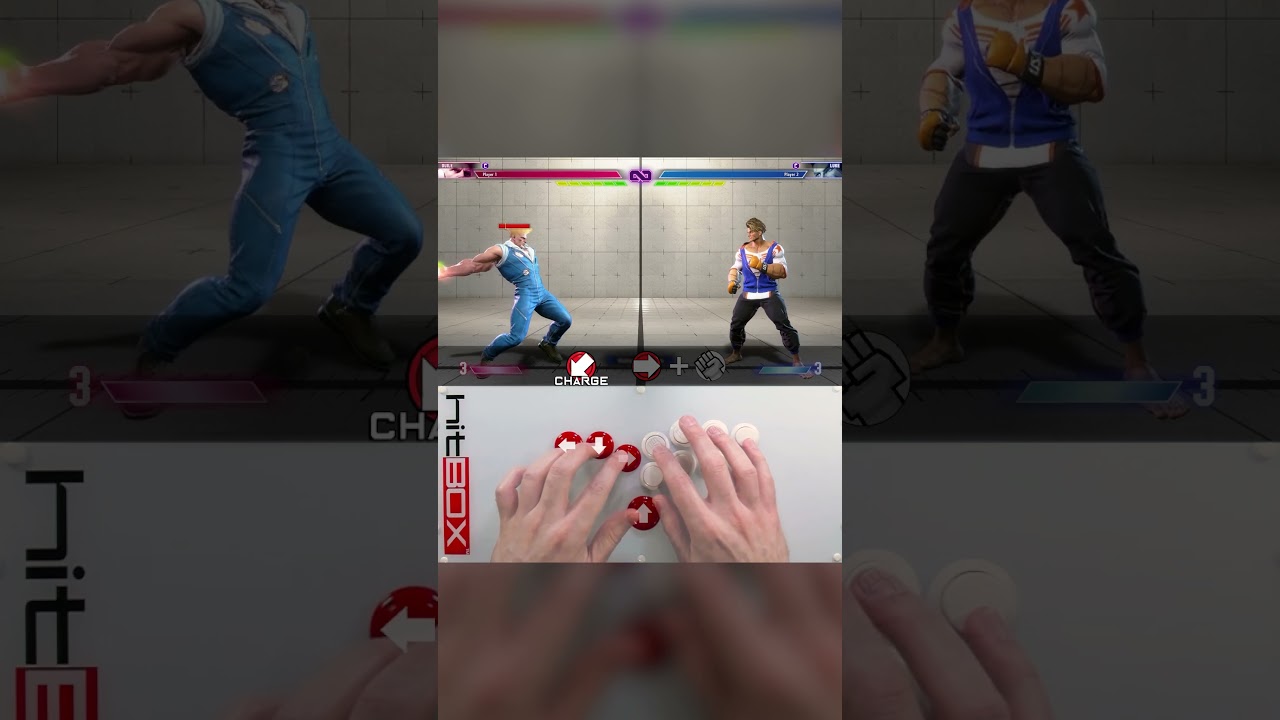 Perfect Sonic Boom on Hit Box #HitBox #HowToHitBox #StreetFighter6 #SF6 #スト6 #Leverless