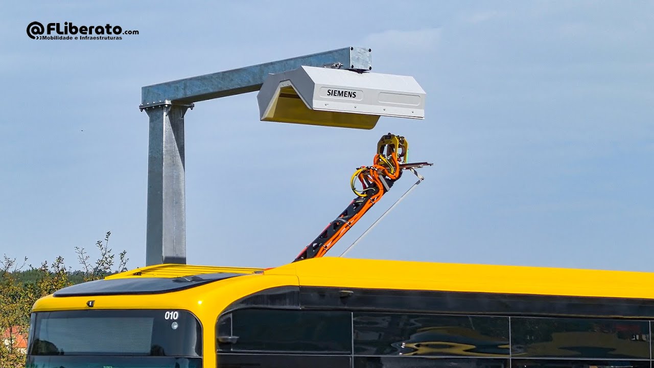 Testes com PANTÓGRAFOS de carregamento do METROBUS do Mondego
