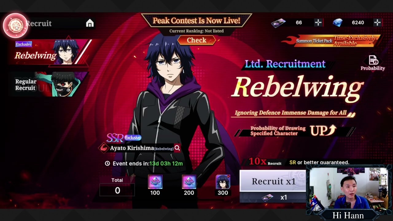 Xém Tí Nữa Nghỉ Game Vì Quay Kisho Arima CCG's Reaper - Tokyo Ghoul: Break The Chains Bản SEA Day 25