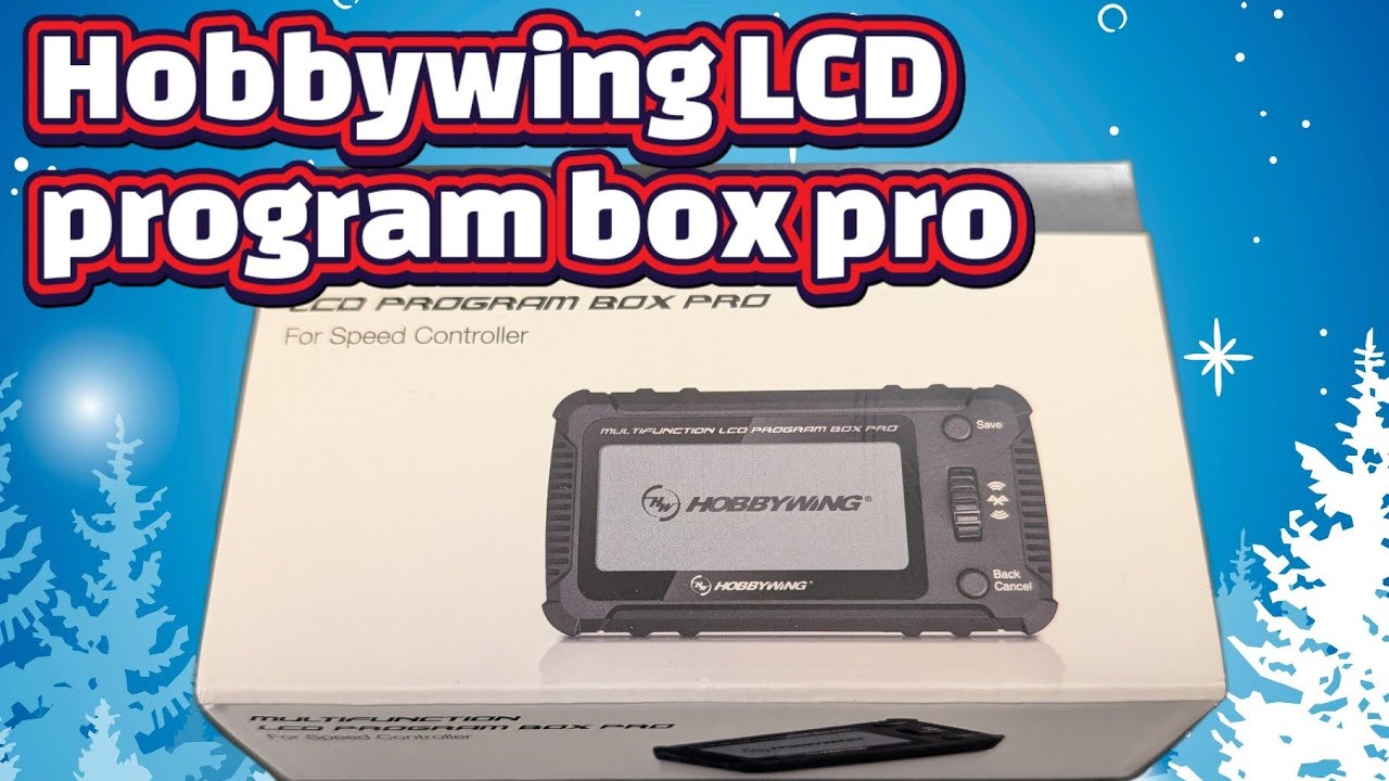 HOBBYWING MULTIFUNCTION LCD PROGRAM BOX PRO unboxing
