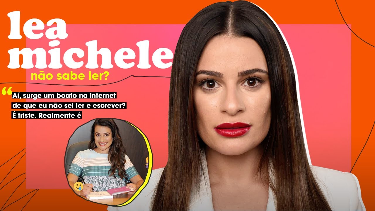 Lea Michele não sabe LER?? |