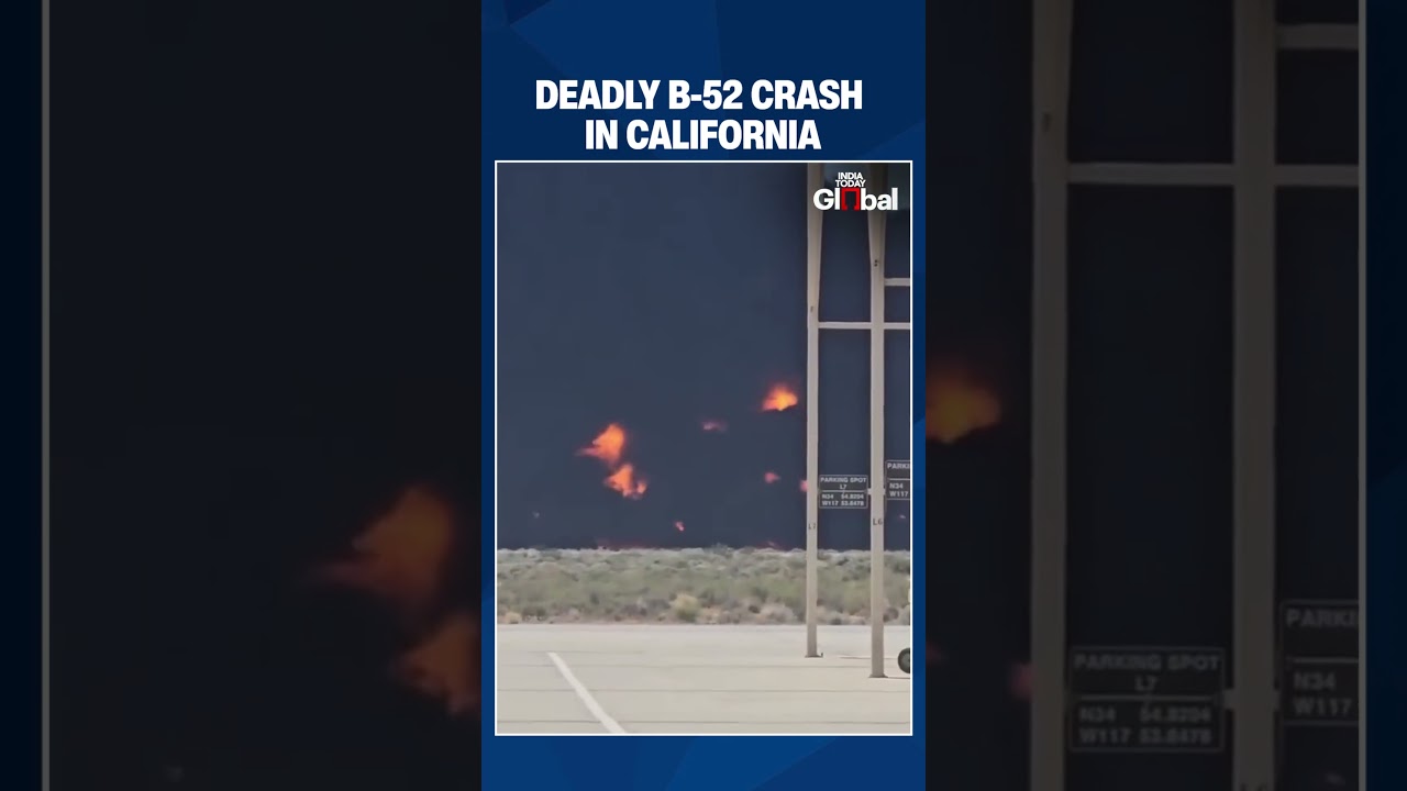Eight Feared Dead After A U.S. Air Force B-52 Bomber Crashes Shortly After Takeoff In California
