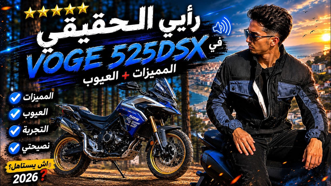 علاش اخترت VOGE 525 DSX؟ تجربتي الصريحة بعد 3 شهور و5000 كم
