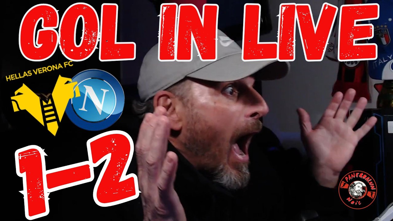😱DELIRIOOO!!!😱VERONA-NAPOLI 1-2❗👀😱GOL DI LUKAKU IN LIVE⚽